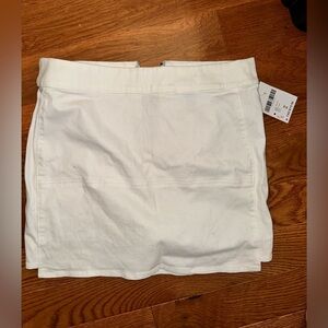 Jean Skirt White (stretchy)
